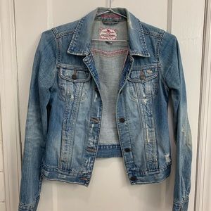 Distressed Jean Jacket